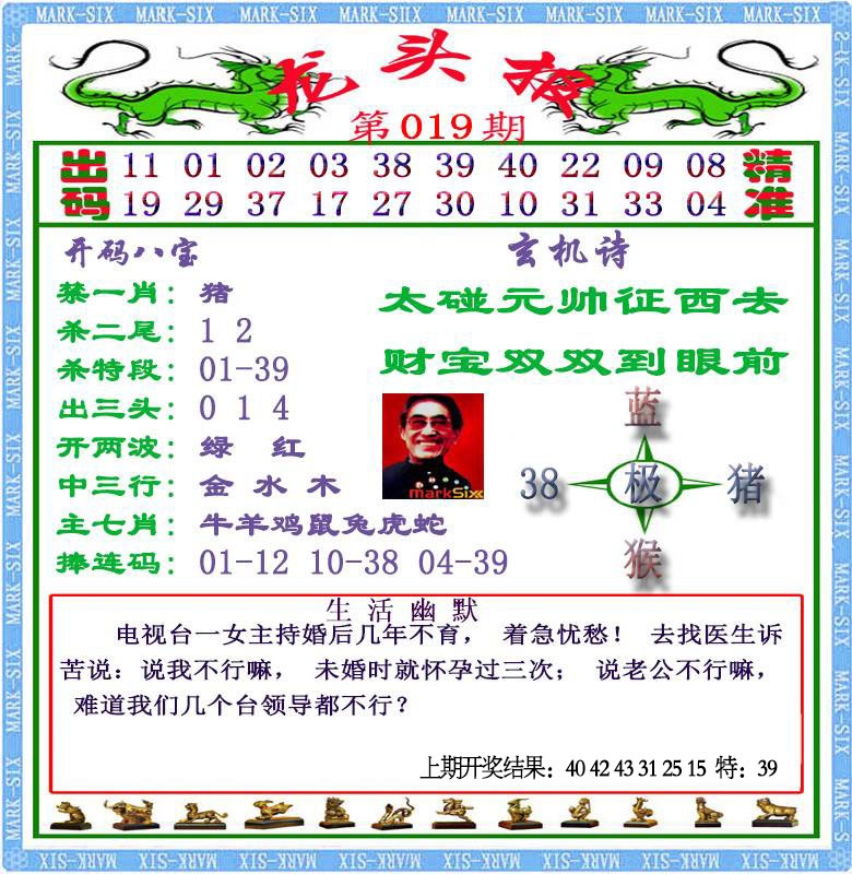 019期龙头报[图]