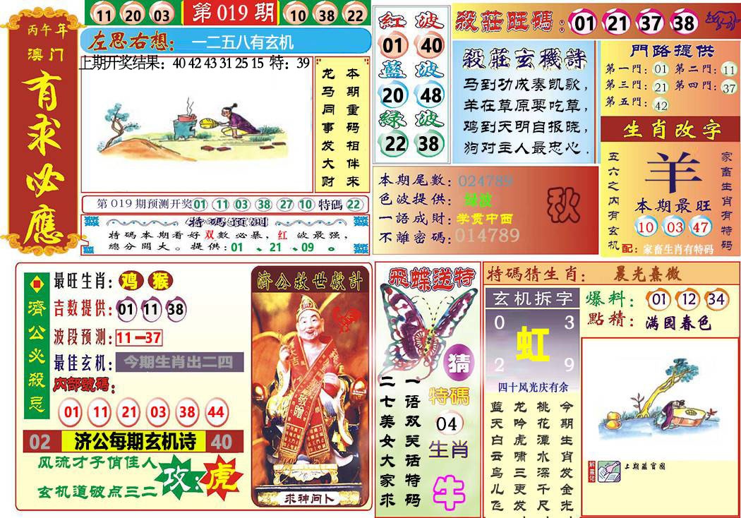 019期118有求必应[图]