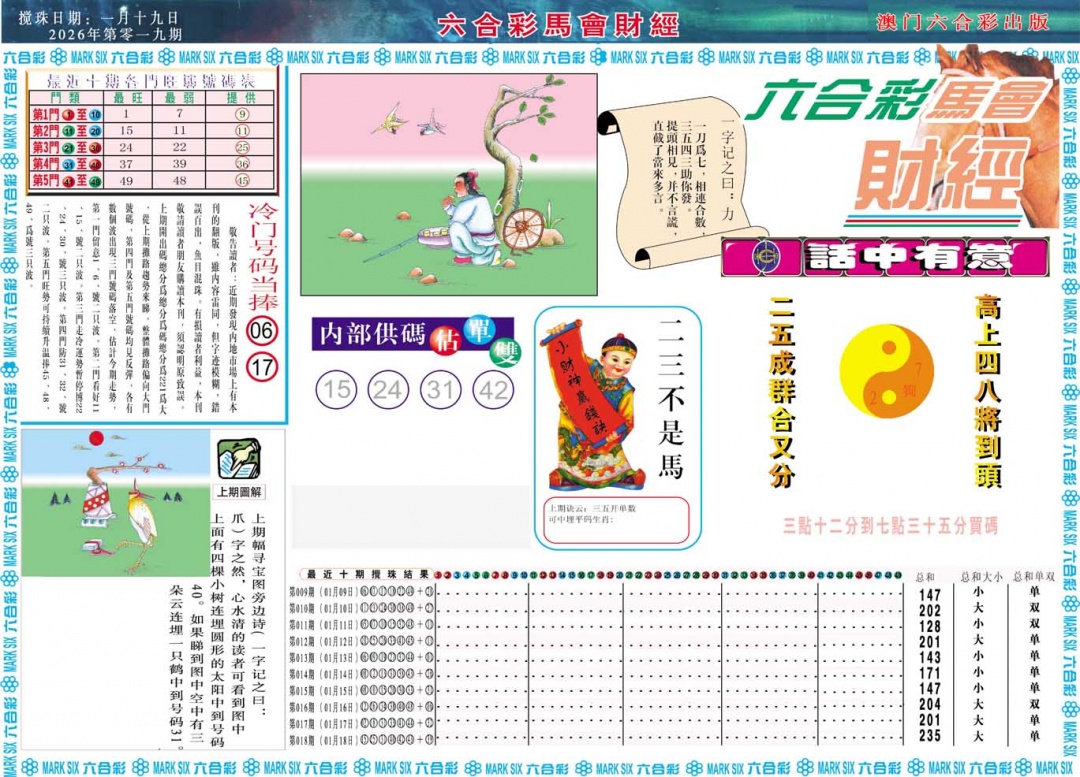 019期马会财经A[图]