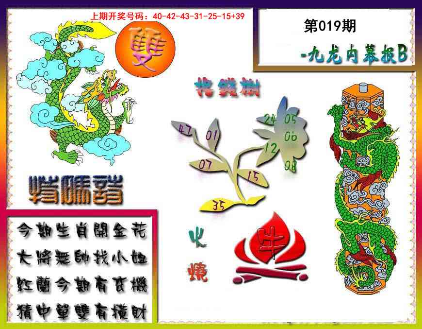 019期九龙内幕特肖图a[图]