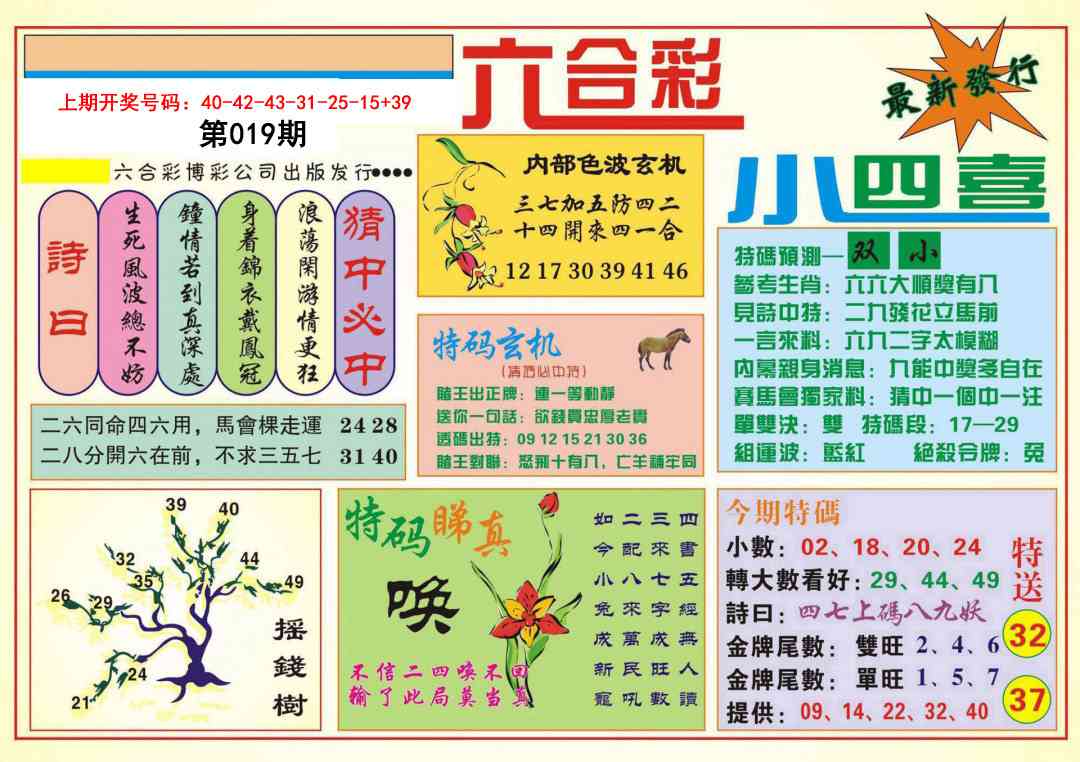 019期小四喜[图]