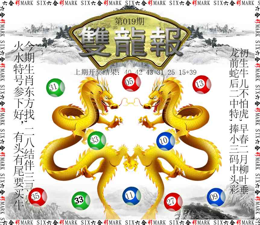019期双龙报[图]