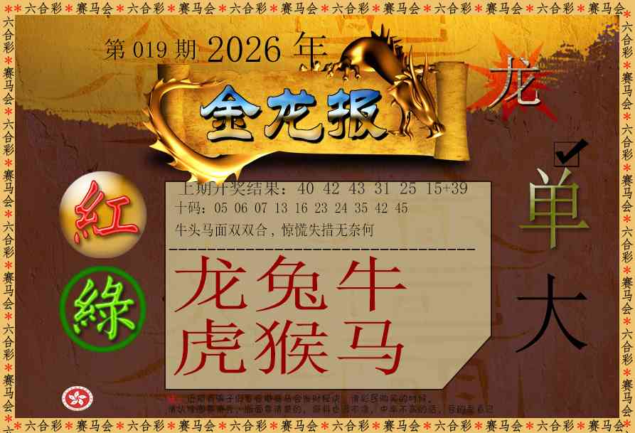 019期金龙报[图]