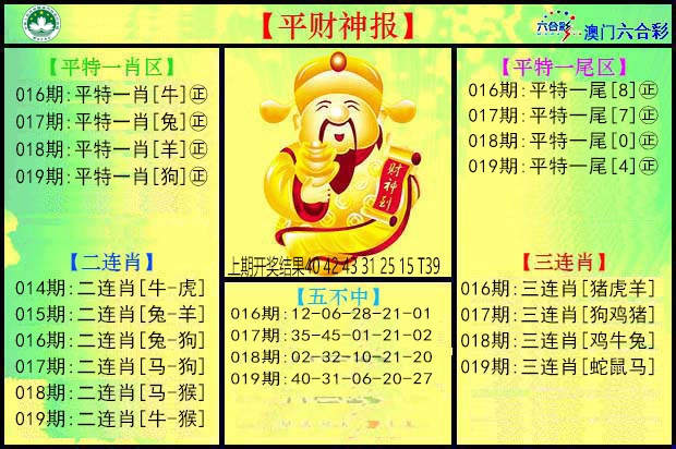 019期平财神[图]