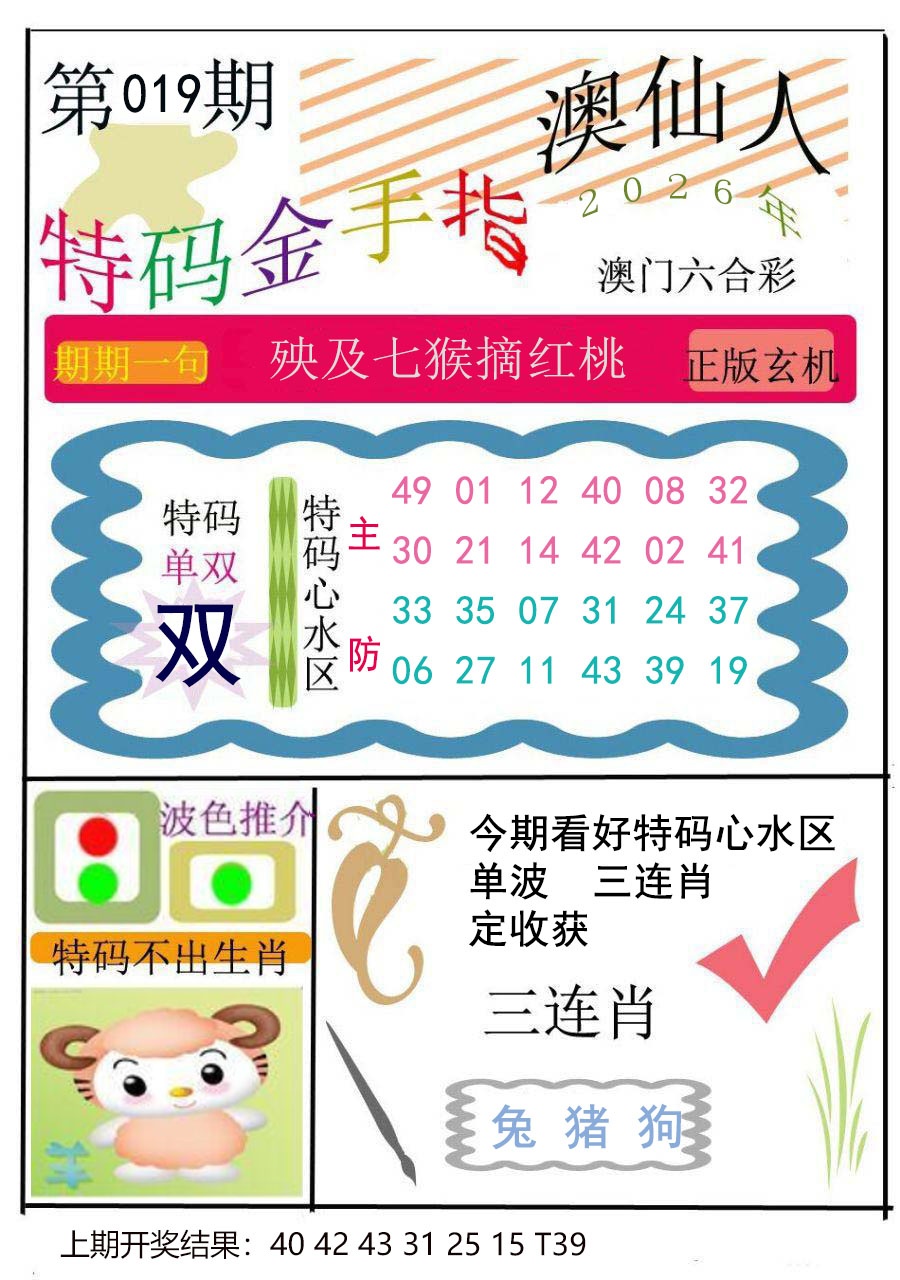 019期特码金手指[图]