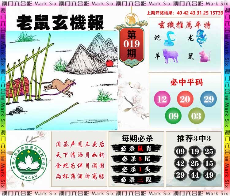019期老鼠玄机报[图]