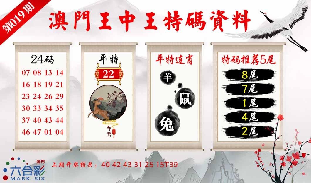 019期王中王特码料[图]