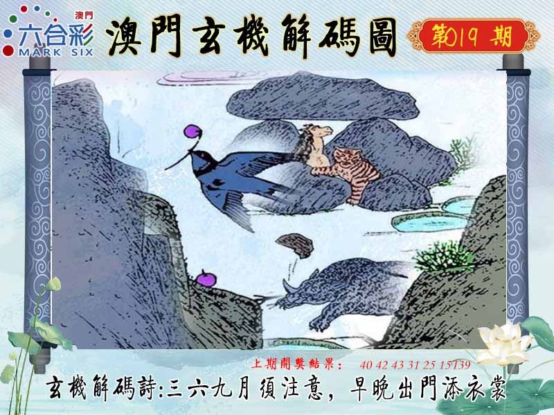 019期玄机解码图[图]