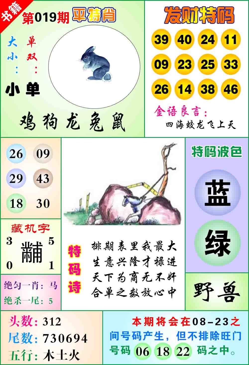 019期澳门天王宝典[图]