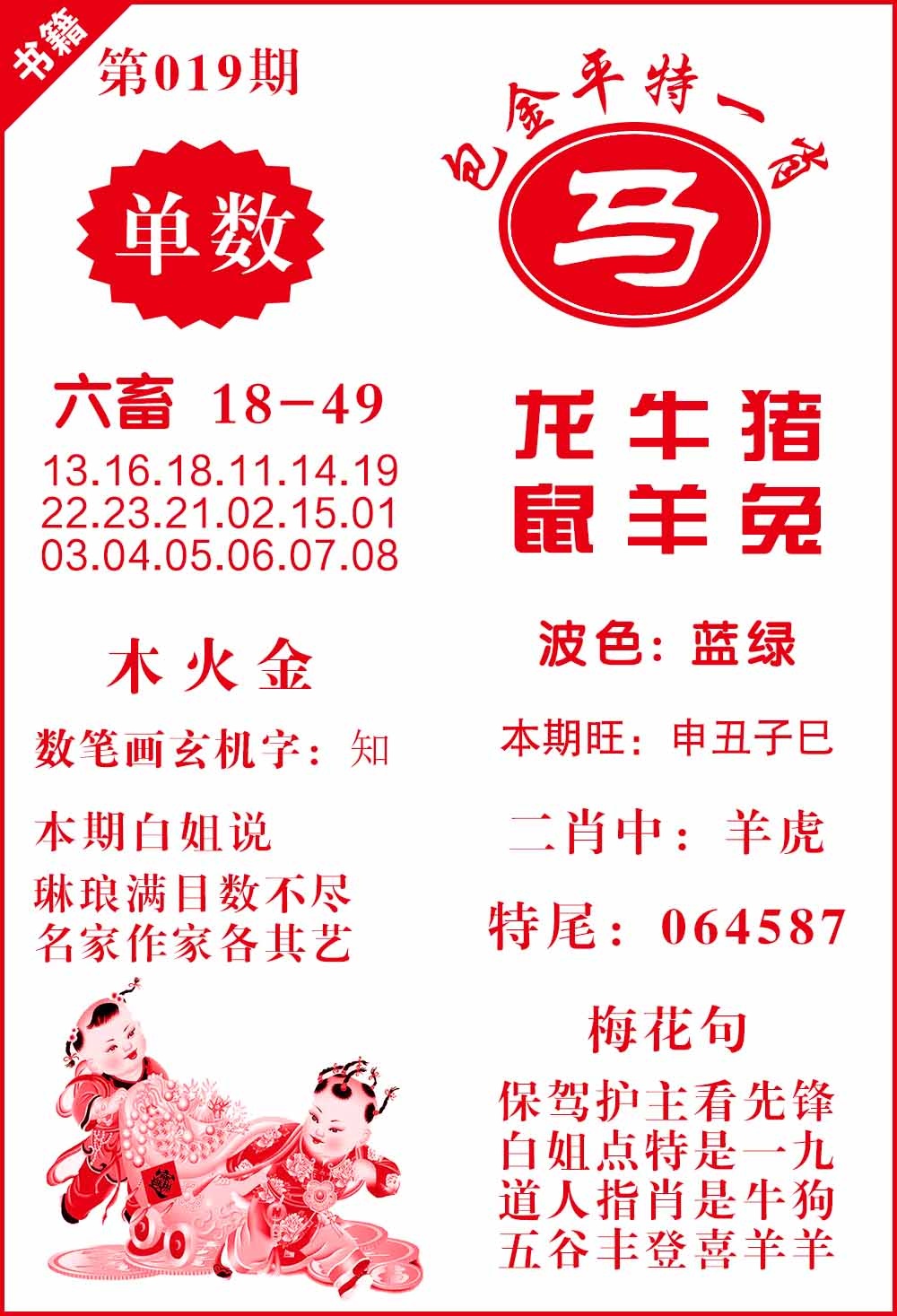 019期澳门包金来料[图]