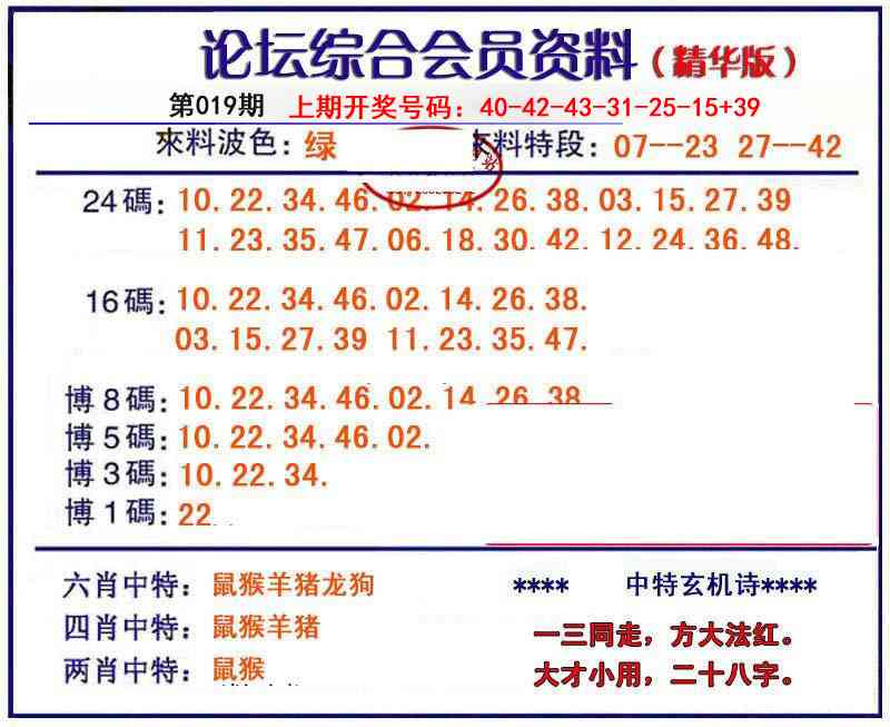 019期综合会员资料[图]