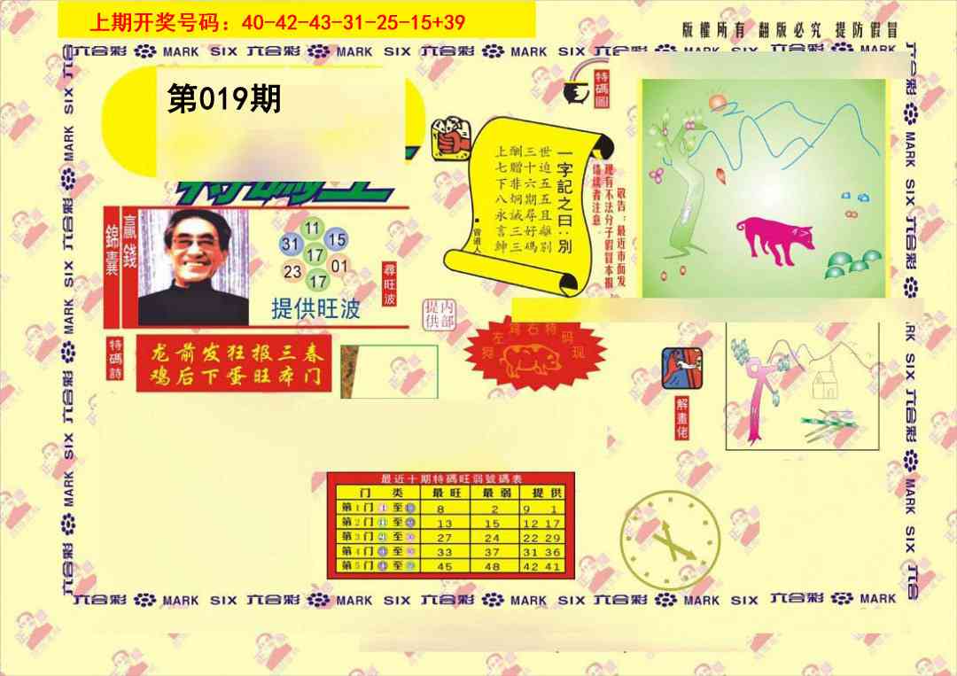 019期特码王[图]