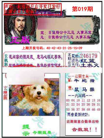 019期正版孔明报[图]