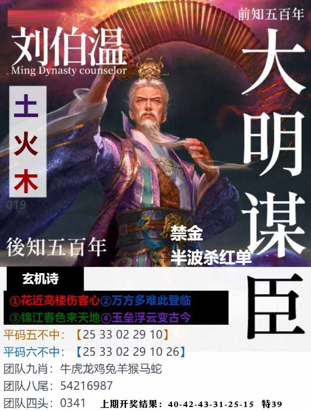 019期大明谋臣[图]